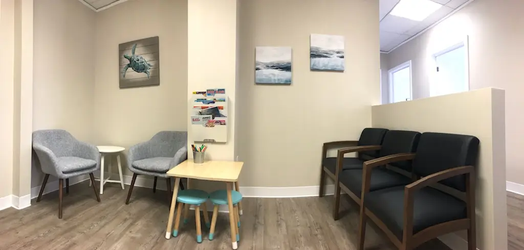 Our waiting areas are comfortable, bright and include things to keep people or all ages entertained whlie waiting for their therapy here in Calgary